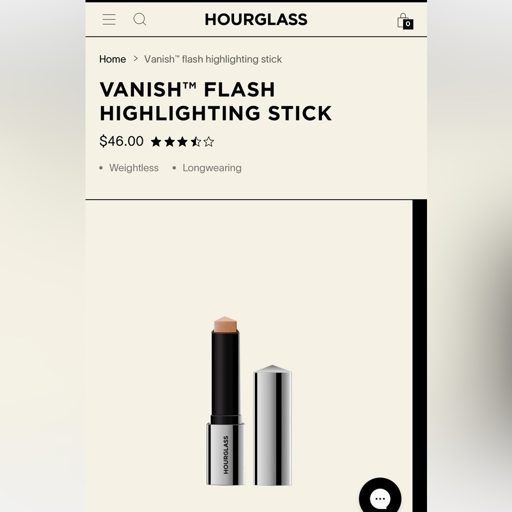 Hourglass Vanish in Gold Flash